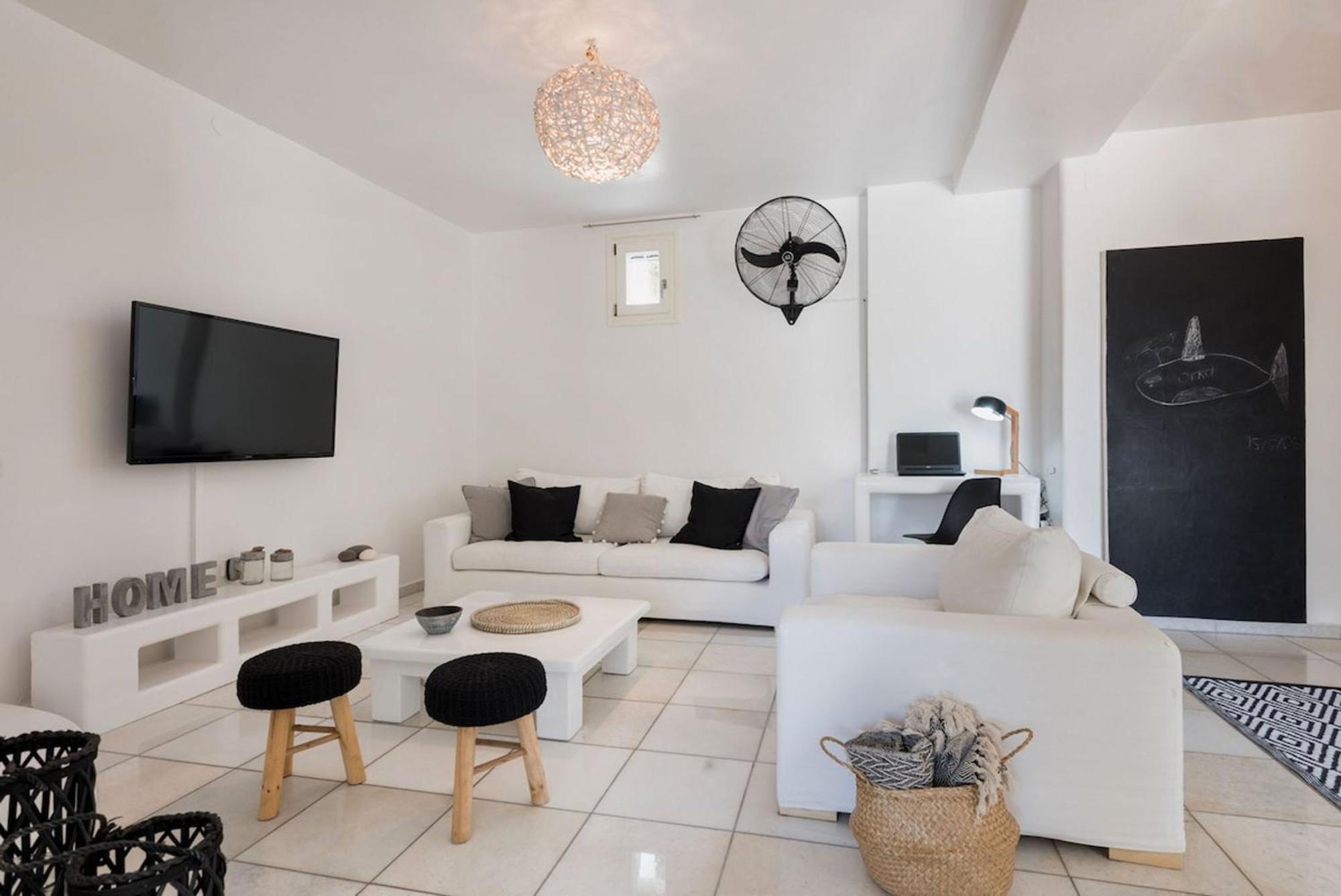 Island Magic - Seaview Villa With Jacuzzi Pool Ambelas Exterior foto