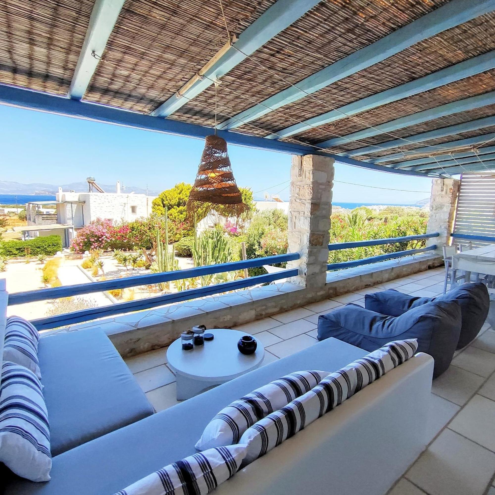 Island Magic - Seaview Villa With Jacuzzi Pool Ambelas Exterior foto